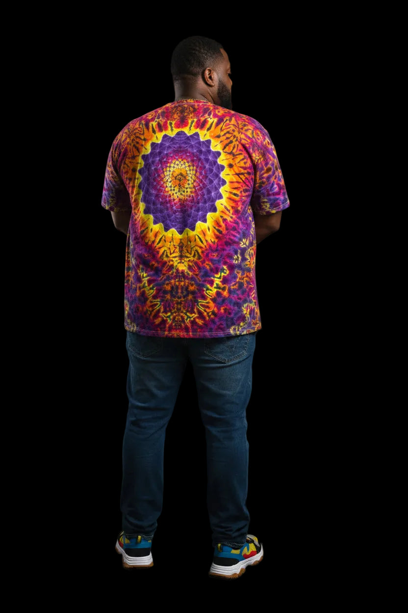 Tie Dye Solar Mandala T-Shirt