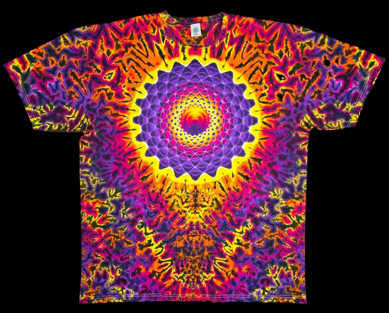 Tie Dye Solar Mandala T-Shirt