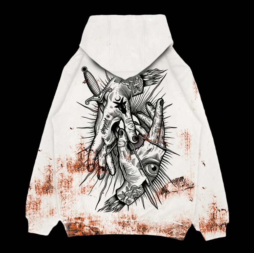 Hoodie Stay GROTDT™ Blanc