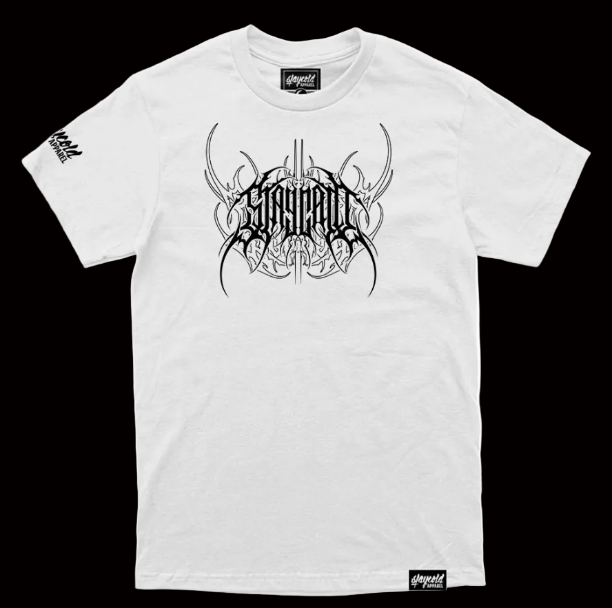 Syndrate Metal Logo Tee – Dark Anime Streetwear