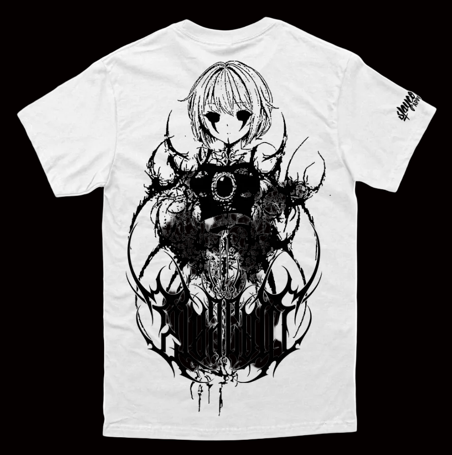 Syndrate Metal Logo Tee – Dark Anime Streetwear