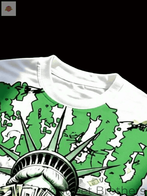 FREEDOM Graphic Tee - Détail encolure graphic