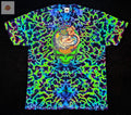 T-shirt tie dye cosmic skull devant