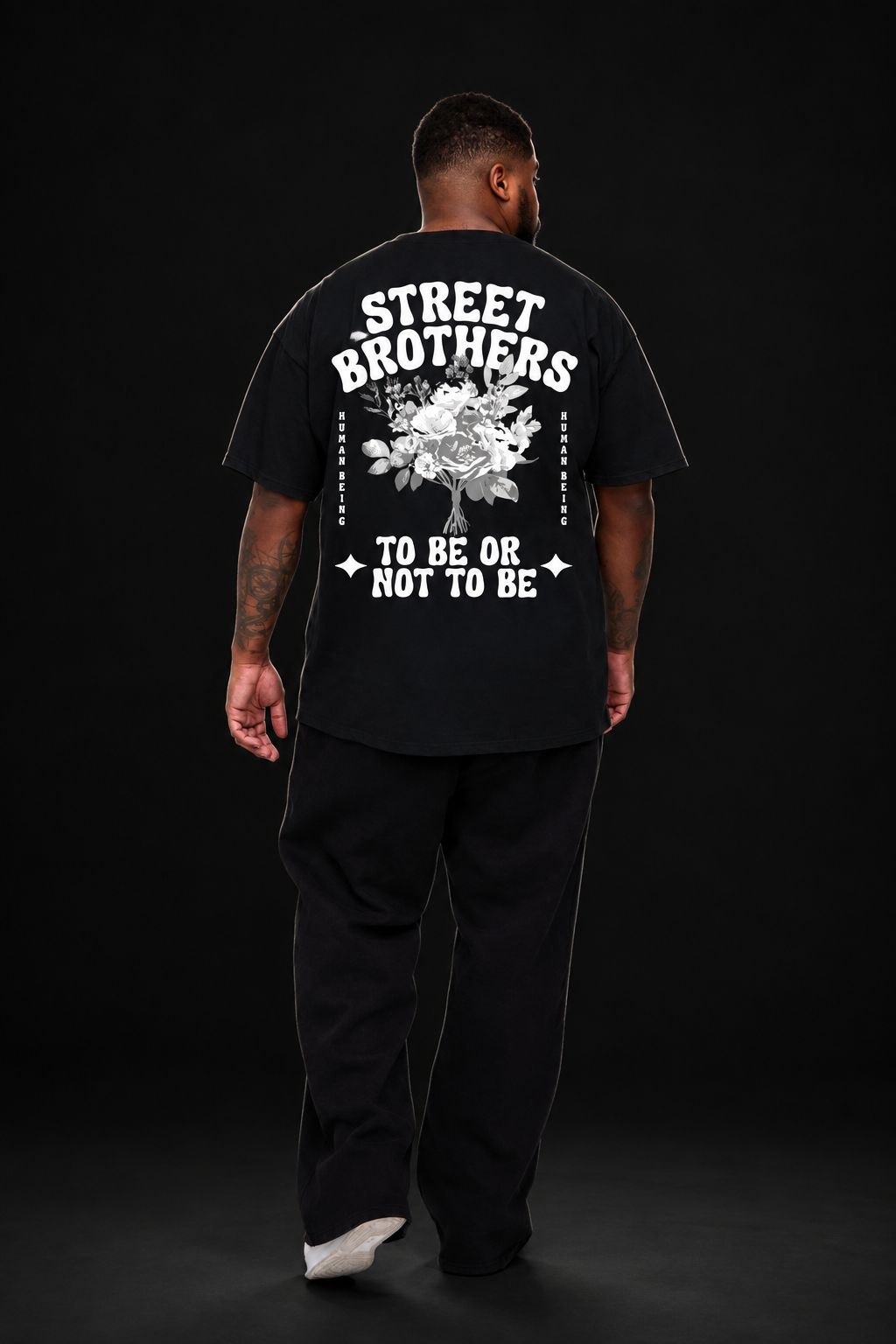 T-shirt BE OR NOT porté Street Brothers